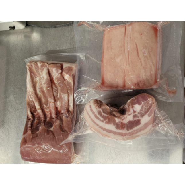 FROZEN RIND ON PORK BELLY